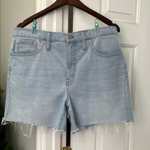 Madewell High-rise Denim Mid-Length Shorts